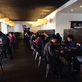 Boiling Point - Packed restaurant at 12noon weekdays. - Taiwanese Near Me - Irvine, California