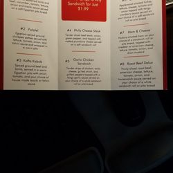 Star Mini Mart & Deli - The menu