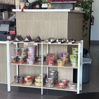 Backstreet Boba - Cute display of onigiri, musubi and ramen at the checkout - Juice Bars & Smoothies Near Me - West Valley City, Utah Backstreet Boba - Cute display of onigiri, musubi and ramen at the checkout - Juice Bars & Smoothies Near Me - West Valley City, Utah