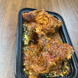Chop & Shop International Market and Restaurant - Egusi and Stewed Croaker