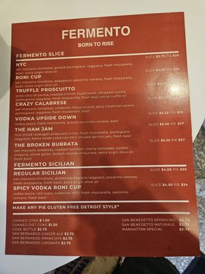 Menu photo 7 Fermento Pizza New York, NY Menu photo 7 Fermento Pizza New York, NY