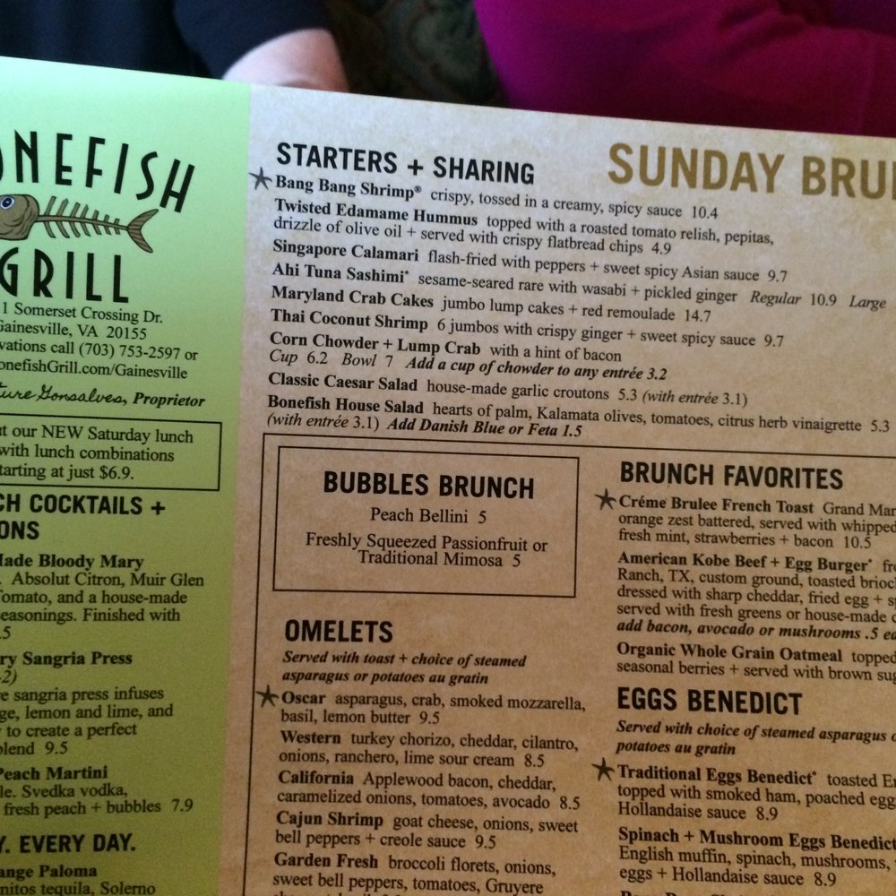 Bonefish Grill - Seafood Near Me - Gainesville, Virginia