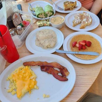 Steamy Joe Cafe - Branson - Eggs, bacon, pancake, biscuits and gravy, french toast, chicken and dumplings, chicken Caesar salad wrap and quiche - Cafes Near Me - Branson, Missouri Steamy Joe Cafe - Branson - Eggs, bacon, pancake, biscuits and gravy, french toast, chicken and dumplings, chicken Caesar salad wrap and quiche - Cafes Near Me - Branson, Missouri