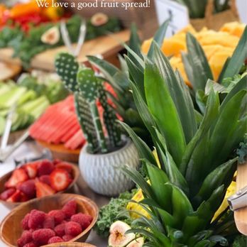 YA Cakes And Catering - Such beautiful set up of the fruit and vegetables - Caterers Near Me