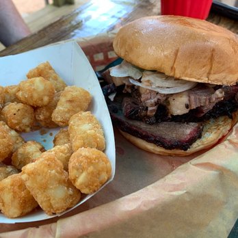 The Backyard - The Brisket with Tater Tots - Burgers Near Me - New Orleans, Louisiana