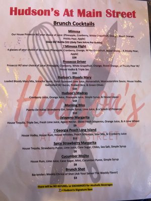 Menu photo 3 Hudson’s At Main Street Columbus, GA