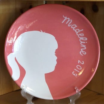 Color Me Mine - A silhouette plate painted by our staff. - Paint-Your-Own Pottery Near Me - Center Valley, Pennsylvania Color Me Mine - A silhouette plate painted by our staff. - Paint-Your-Own Pottery Near Me - Center Valley, Pennsylvania