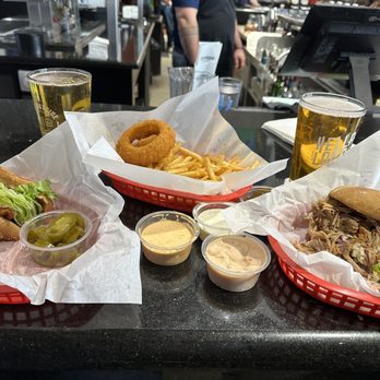Firestone Grill - Hal-a-Peno Burger Frings The Pig Sandwich - Barbeque Near Me - Bakersfield, California Firestone Grill - Hal-a-Peno Burger Frings The Pig Sandwich - Barbeque Near Me - Bakersfield, California