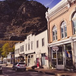 Historic Georgetown - Love the contrast of the mountains and the older structures.