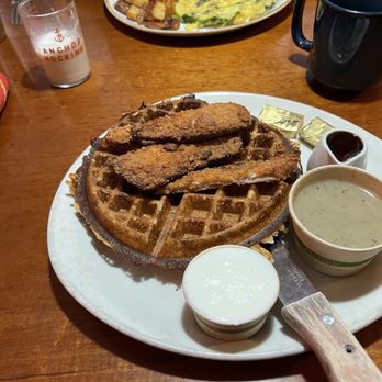Drift Inn - GF chicken and waffles! - New American Near Me - Yachats, Oregon