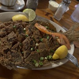 Fried flounder