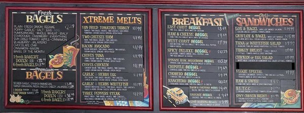 Menu photo 2 East Coast Bagel Long Beach, CA