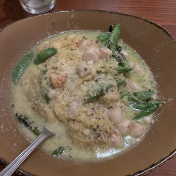 Zanata - Scallops with spaghetti squash and sugar snap peas - Italian Near Me - Rockwall, Texas