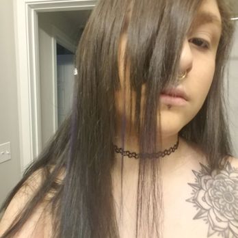 Divine Hair Design - Choppy bangs and no blending bangs with hair, just a sudden drop. - Hair Salons Near Me - Mesa, Arizona Divine Hair Design - Choppy bangs and no blending bangs with hair, just a sudden drop. - Hair Salons Near Me - Mesa, Arizona