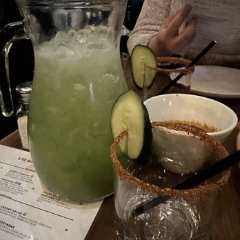 Los Agaves - Cucumber margarita pitcher - Mexican Near Me - Napa, California Los Agaves - Cucumber margarita pitcher - Mexican Near Me - Napa, California