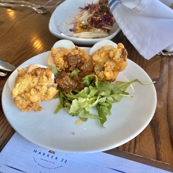 Marker 32 - Fried Oyster Deviled Eggs - Seafood Near Me - Jacksonville, Florida