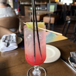 Fruity vodka drink