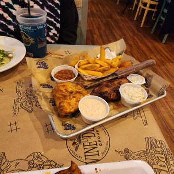 Bubba's Fish Camp & Smokehouse - Smoked chicken, my mother's plate!!! - Seafood Near Me - Myrtle Beach, South Carolina Bubba's Fish Camp & Smokehouse - Smoked chicken, my mother's plate!!! - Seafood Near Me - Myrtle Beach, South Carolina