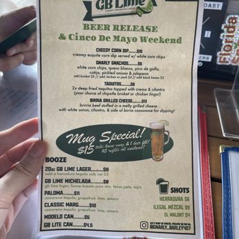 The Gnarly Barley - Cinco de Mayo weekend specials - Sandwiches Near Me - Orlando, Florida