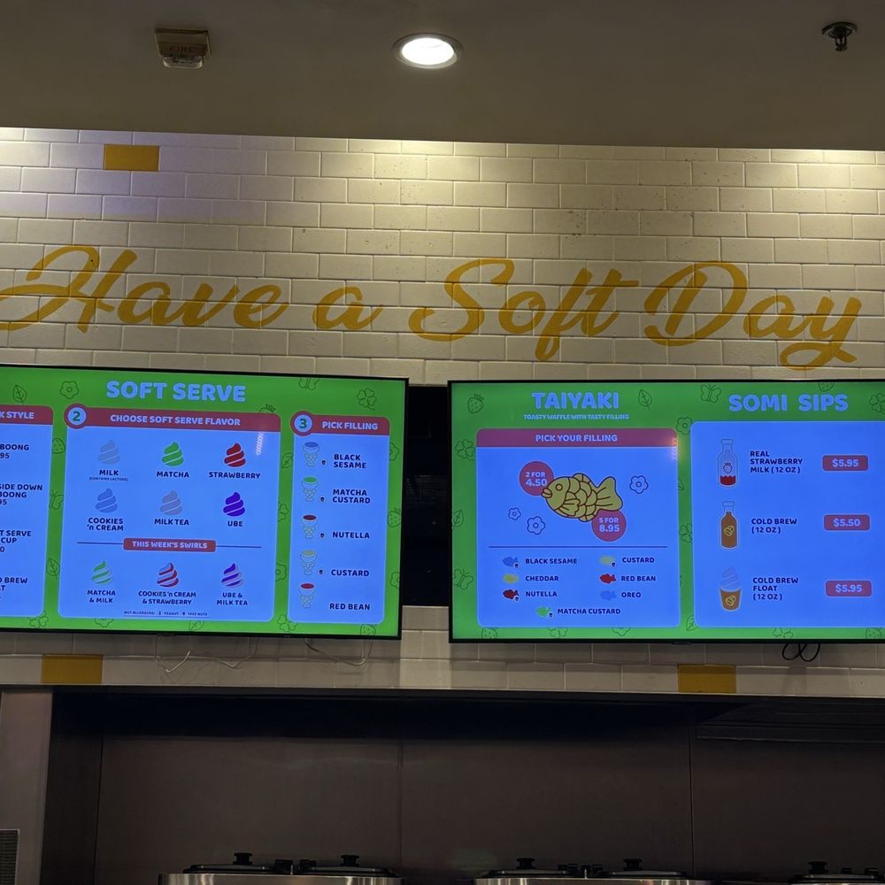Somisomi - Offering as of 01.17.25 - Ice Cream & Frozen Yogurt Near Me - Irvine, California Somisomi - Offering as of 01.17.25 - Ice Cream & Frozen Yogurt Near Me - Irvine, California