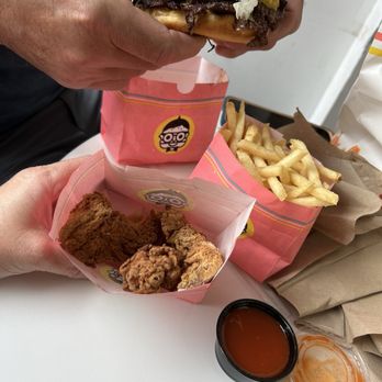 Herbie’s Burgers - Big Herbie, Herbie Tenders (3 piece), large fry - Burgers Near Me - Albany, New York