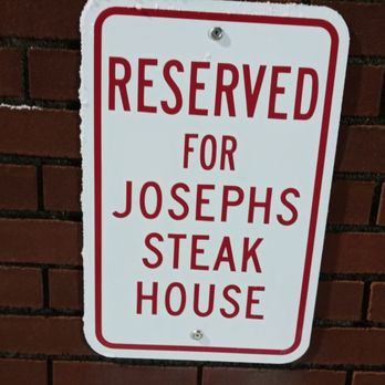 Joseph's Steakhouse - a reserved sign - Steakhouses Near Me - Bridgeport, Connecticut