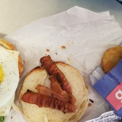 Get Go Fuel Station - $4 breakfast sandwich. Better off at McDonald's