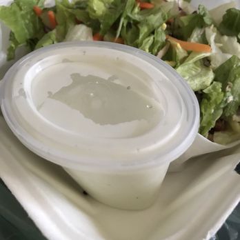 Barnabys Cafe - The waiter thoughtfully gave me a to-go container of the salad dressing without me even asking. That was the best service we got - American Near Me - Houston, Texas