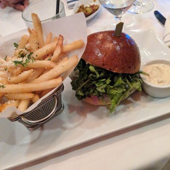 Blu Pointe - veggie burger and truffle fries - Seafood Near Me - Newburgh, New York
