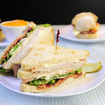 Founders Cafe - a club sandwich on a plate - Sandwiches Near Me - Rochester, New York