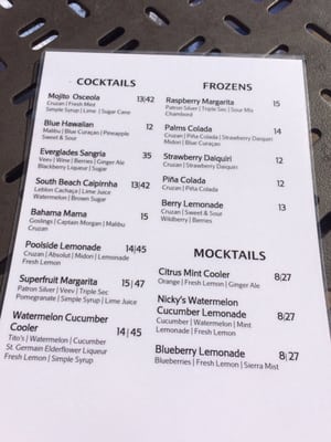 Menu photo 7 SandBar Kissimmee, FL