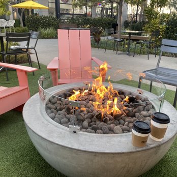 Nook Coffee Bar - Fire pit (right outside) - Coffee & Tea Near Me - Torrance, California