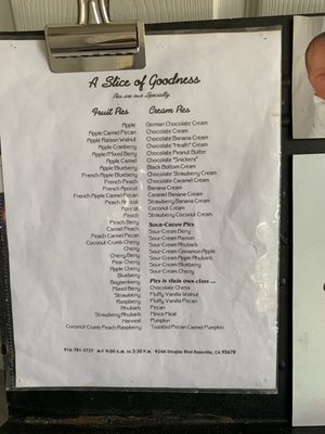Menu photo 6 A Slice of Goodness Roseville, CA