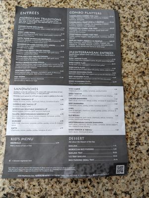 Menu photo 2 Casablanca Ypsilanti, MI Menu photo 2 Casablanca Ypsilanti, MI
