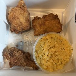 Chicken and Mac and cheese