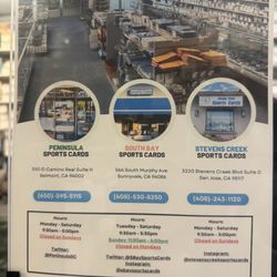 South Bay Sports Cards - Different locations