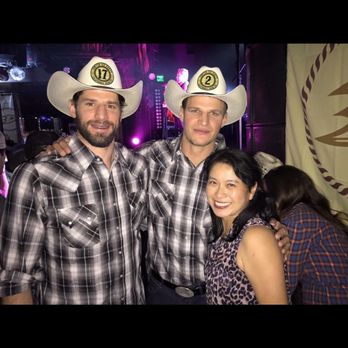 Anaheim Ducks - Ryan Kesler and Kevin Bieska at Cowboy Night.  Howdy! - Professional Sports Teams Near Me - Anaheim, California