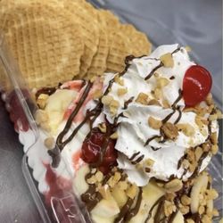 Marv’s Dairy Dan - Ice cream nachos