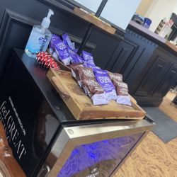 External Affairs - Always some lovely snacks and water available (at both locations)