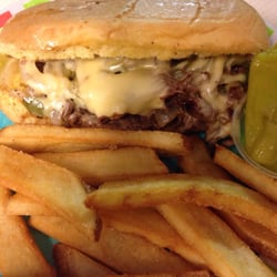Sandy's Bar & Grill - Our Philly Cheese Steak sandwich & Steak Frys