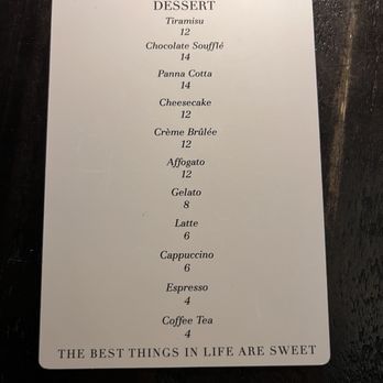 Il Leone - Dessert menu - Italian Near Me - Matawan, New Jersey
