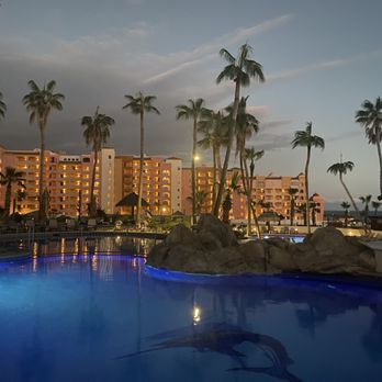 Sandos Finisterra - Evening views from the pool - Hotels Near Me - Cabo San Lucas, BCS