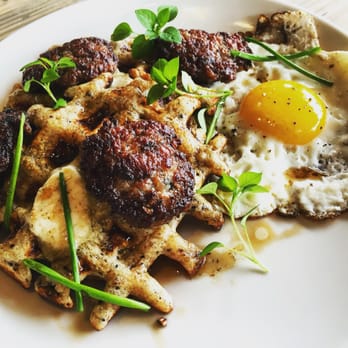 Commune - Cornmeal Waffles...as incredible as they look - Cafes Near Me - Virginia Beach, Virginia Commune - Cornmeal Waffles...as incredible as they look - Cafes Near Me - Virginia Beach, Virginia