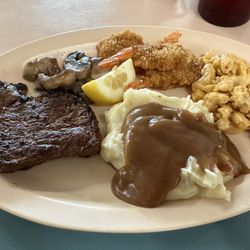 Ranchers Steakhouse & Buffet - Steak & shrimp (Tuesday) buffet $15.99. 4/16/2024