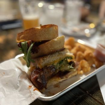 Ever Grain Brewing - Pork Belly Grilled Cheese - Breweries Near Me - Camp Hill, Pennsylvania