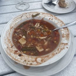Maryland crab soup bowl