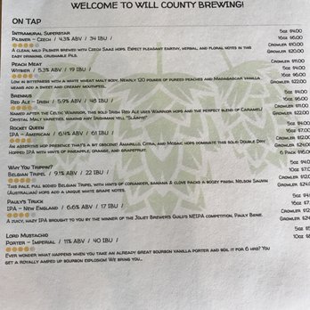 Will County Brewing Company - Breweries Near Me - Shorewood, Illinois Will County Brewing Company - Breweries Near Me - Shorewood, Illinois