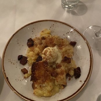 Voyagers - Bread pudding with bacon... yummy - Seafood Near Me - Orange Beach, Alabama Voyagers - Bread pudding with bacon... yummy - Seafood Near Me - Orange Beach, Alabama