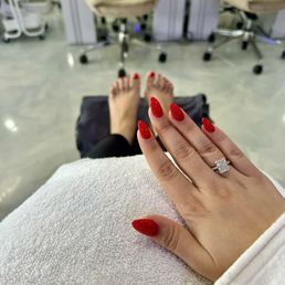 Full Set and Pedicure