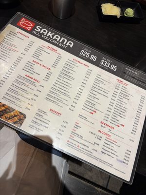 Menu photo 4 Sakana Las Vegas, NV Menu photo 4 Sakana Las Vegas, NV